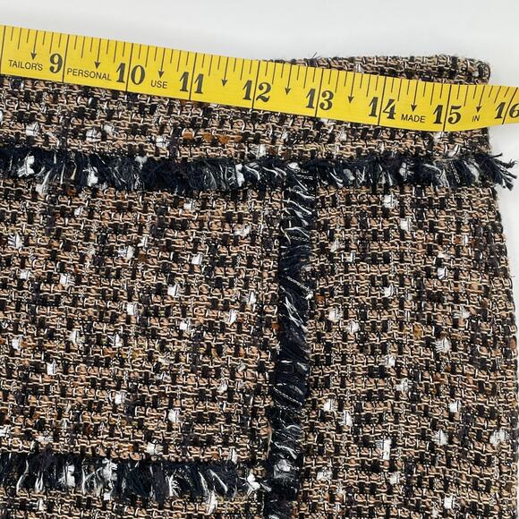 Tory Burch Wool Blend Knee Length Skirt, Sz. 6‎ Preppy Academia Career - Picture 8 of 9